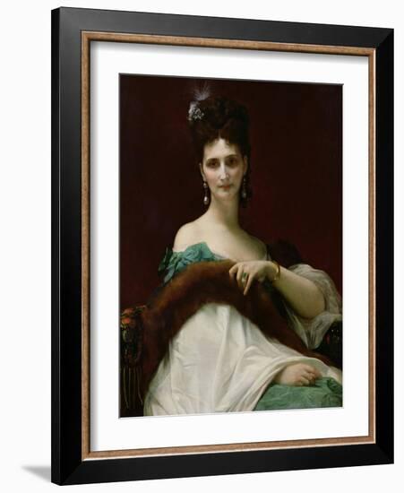 La Comtesse De Keller, 1873-Alexandre Cabanel-Framed Giclee Print