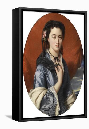 La Comtesse Varvara Vassilievna Moussina Pouchkina - Portrait of Countess Varvara Musina-Pushkina (-Franz Xaver Winterhalter-Framed Premier Image Canvas