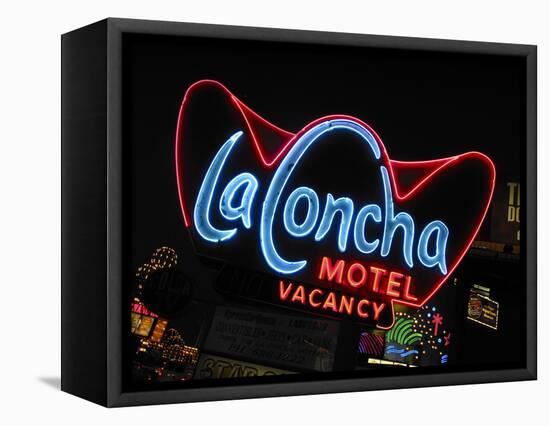 La Concha Motel Sign, Las Vegas, Nevada, USA-Nancy & Steve Ross-Framed Premier Image Canvas