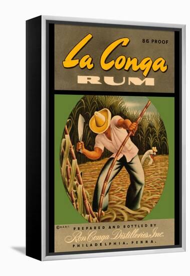 La Conga Rum-R.C.D.I-Framed Stretched Canvas