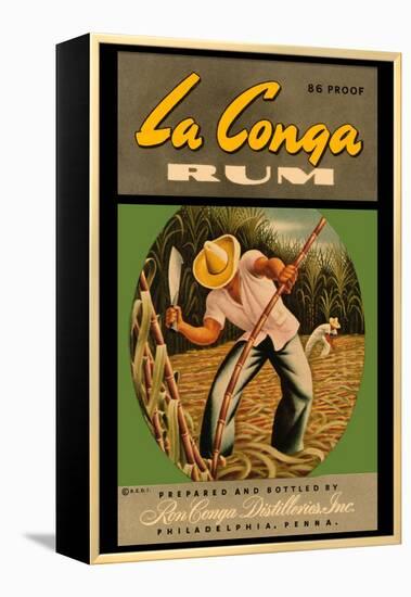 La Conga Rum-R.C.D.I-Framed Stretched Canvas