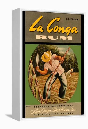 La Conga Rum-R.C.D.I-Framed Stretched Canvas