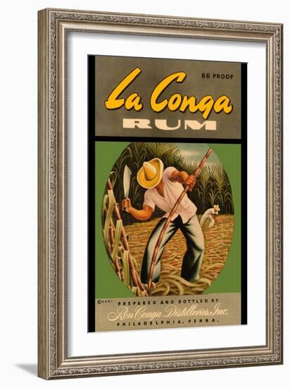 La Conga Rum-R.C.D.I-Framed Art Print