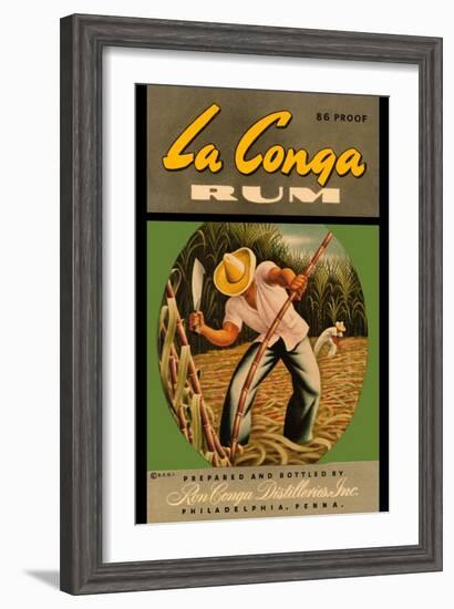 La Conga Rum-R.C.D.I-Framed Art Print