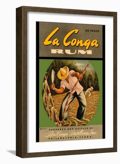 La Conga Rum-R.C.D.I-Framed Art Print