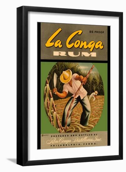 La Conga Rum-R.C.D.I-Framed Art Print