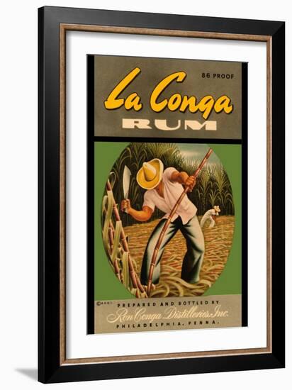 La Conga Rum-R.C.D.I-Framed Art Print