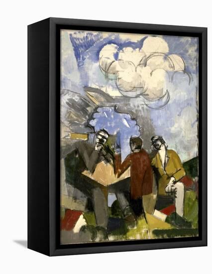 La Conquête de l'air-Roger de La Fresnaye-Framed Premier Image Canvas