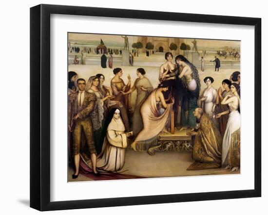 La Consagracion De La Copla, 1912-Julio Romero de Torres-Framed Giclee Print