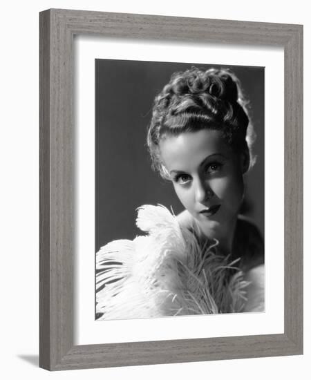 La Coqueluche by Paris THE RAGE OF PARIS by HenryKoster with Danielle Darrieux, 1938 (b/w photo)-null-Framed Photo