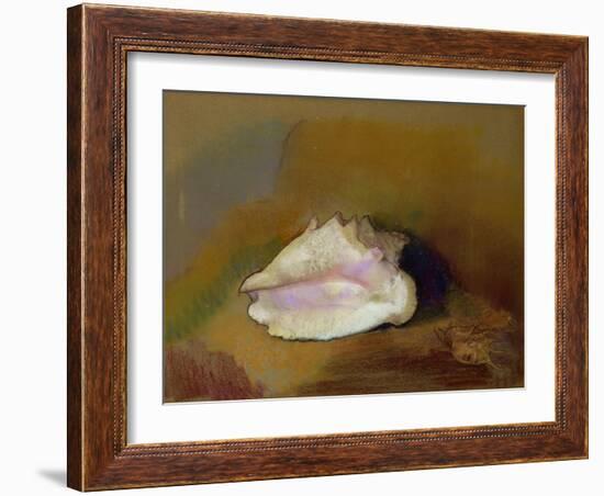 La coquille-the shell, 1912 R. F. 40494.-Odilon Redon-Framed Giclee Print