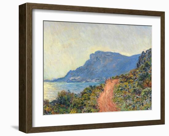 La Corniche near Monaco, 1884-Claude Monet-Framed Art Print