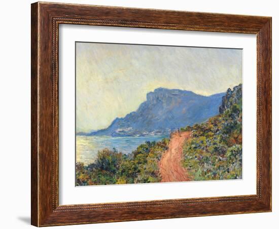 La Corniche near Monaco, 1884-Claude Monet-Framed Art Print