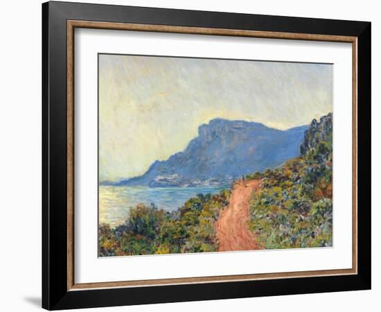 La Corniche near Monaco, 1884-Claude Monet-Framed Art Print