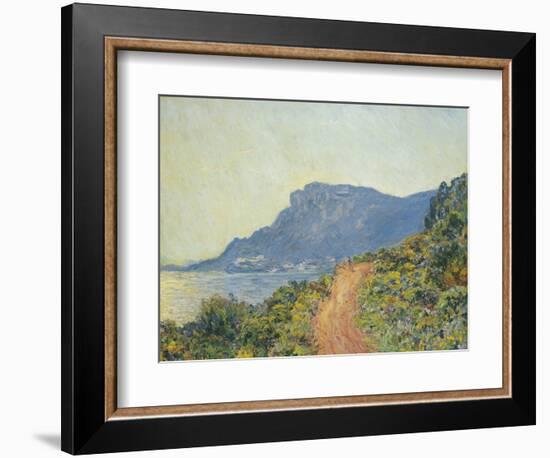 La Corniche Near Monaco, 1884-Claude Monet-Framed Giclee Print