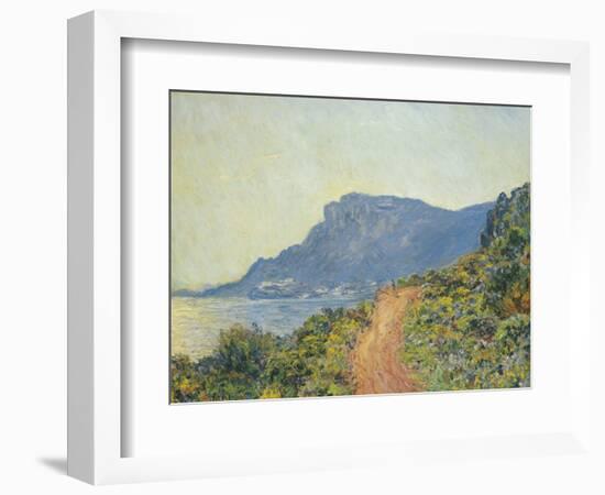 La Corniche Near Monaco, 1884-Claude Monet-Framed Giclee Print