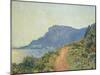 La Corniche Near Monaco, 1884-Claude Monet-Mounted Giclee Print