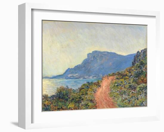 La Corniche near Monaco, 1884-Claude Monet-Framed Giclee Print