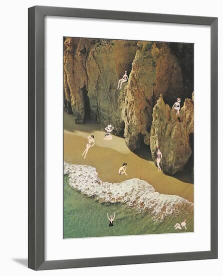 La Costa delle Donne-Danielle Kroll-Framed Giclee Print