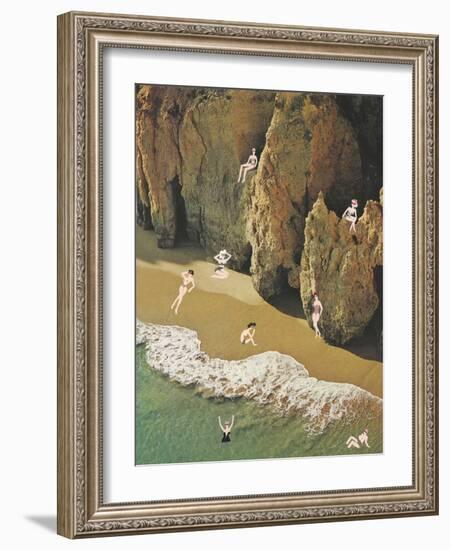 La Costa delle Donne-Danielle Kroll-Framed Giclee Print