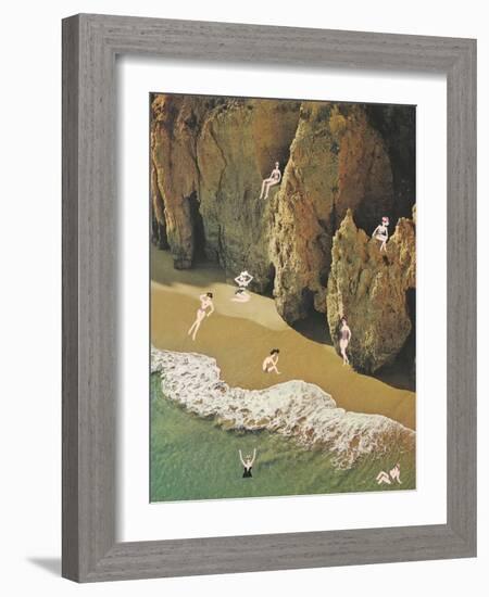 La Costa delle Donne-Danielle Kroll-Framed Giclee Print