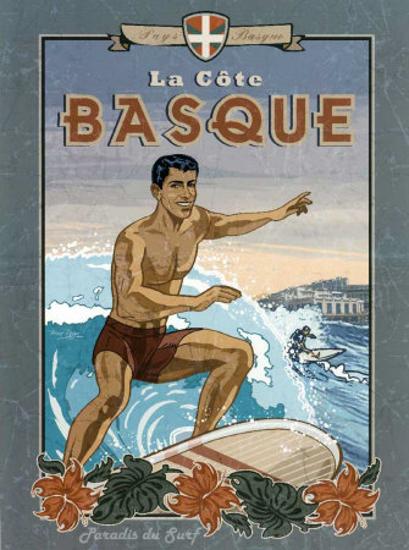 La Cote Basque De Surf Art Print Bruno Pozzo Art Com