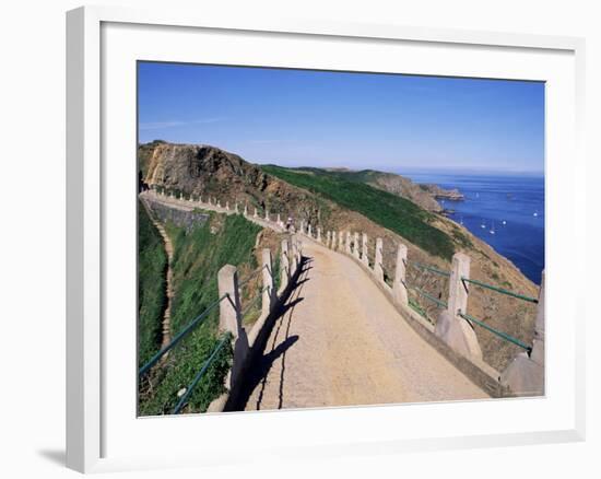 La Coupee and Dixcart Bay, Sark, Channel Islands, United Kingdom-J Lightfoot-Framed Photographic Print