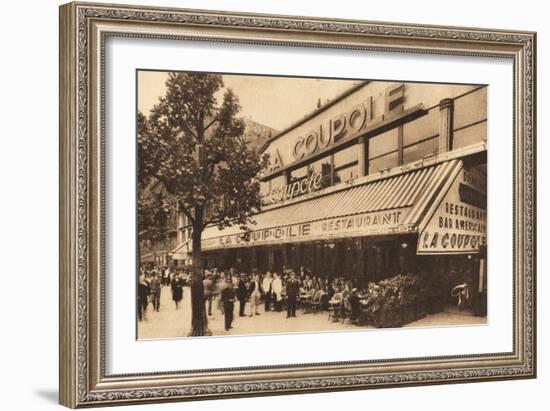 La Coupole, Montparnasse, Paris-French Photographer-Framed Photographic Print