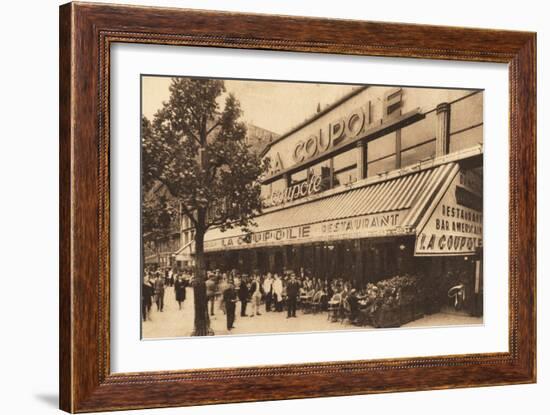 La Coupole, Montparnasse, Paris-French Photographer-Framed Photographic Print