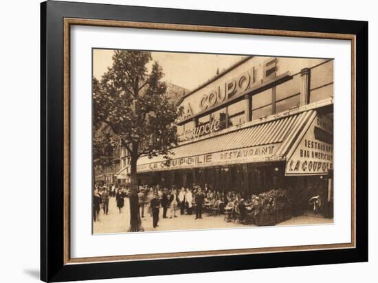 La Coupole, Montparnasse, Paris-French Photographer-Framed Photographic Print