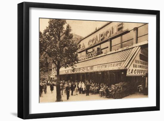 La Coupole, Montparnasse, Paris-French Photographer-Framed Photographic Print