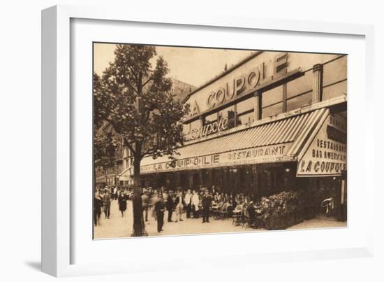 La Coupole, Montparnasse, Paris-French Photographer-Framed Photographic Print