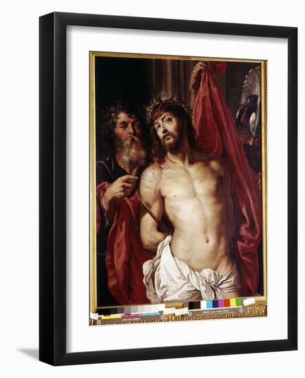 La Couronne D'epines, Ecce Homo (Crown of Thorns, Ecce Homo). Peinture De Pierre Paul (Pierre-Paul)-Peter Paul Rubens-Framed Giclee Print