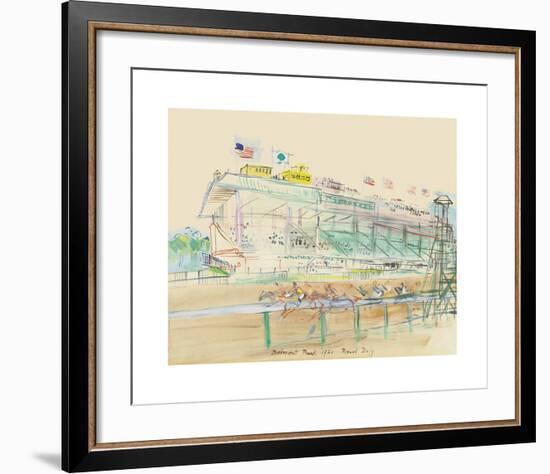 La course à Belmont Park-Raoul Dufy-Framed Premium Giclee Print