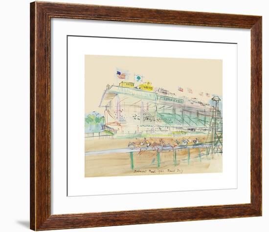 La course à Belmont Park-Raoul Dufy-Framed Premium Giclee Print