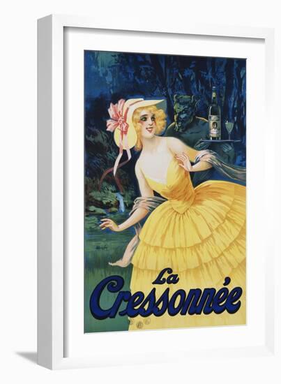 La Cressonnee Poster-Marcellin Auzolle-Framed Giclee Print