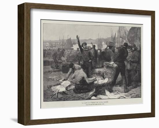 La Criee Au Poisson-Victor Gabriel Gilbert-Framed Giclee Print