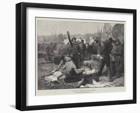 La Criee Au Poisson-Victor Gabriel Gilbert-Framed Giclee Print