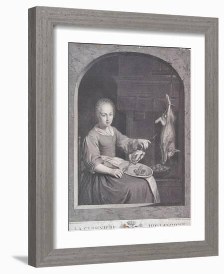 La Cuisiniere Hollandoise-Gabriel Metsu-Framed Giclee Print