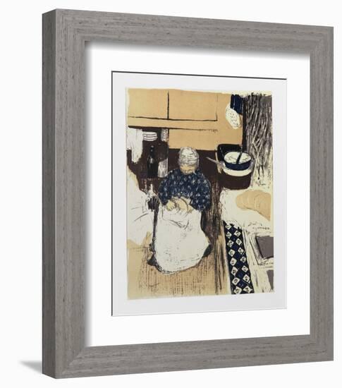 La Cuisiniere-Edouard Vuillard-Framed Limited Edition