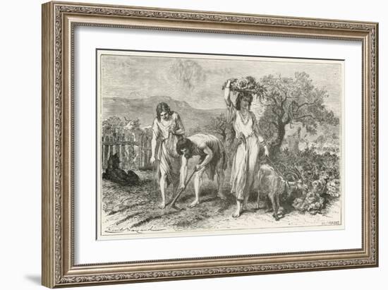 La Culture Des Jardins a L'Epoque Du Bronze-Emile Antoine Bayard-Framed Giclee Print