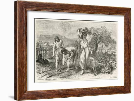 La Culture Des Jardins a L'Epoque Du Bronze-Emile Antoine Bayard-Framed Giclee Print