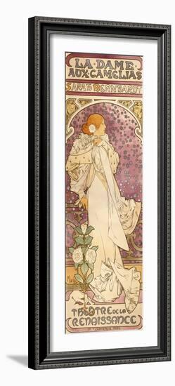 La Dame Aux Camelias, 1896-Alphonse Mucha-Framed Giclee Print
