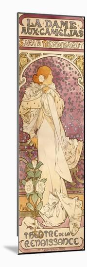 La Dame Aux Camelias, 1896-Alphonse Mucha-Mounted Giclee Print