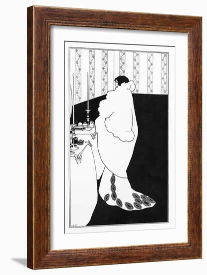 La Dame Aux Camelias, Illustration from 'The Yellow Book', 1894-Aubrey Beardsley-Framed Giclee Print