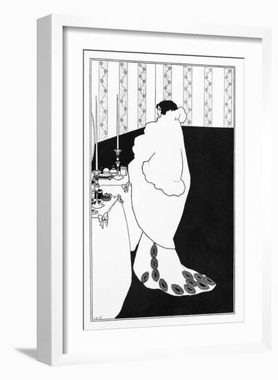 La Dame Aux Camelias, Illustration from 'The Yellow Book', 1894-Aubrey Beardsley-Framed Giclee Print