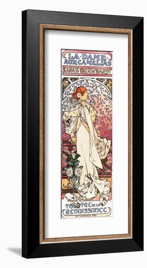 La Dame aux Camelias-Alphonse Mucha-Framed Premium Giclee Print