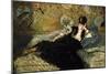 La Dame Aux Eventails, Lady with Fans, 1873-Edouard Manet-Mounted Giclee Print