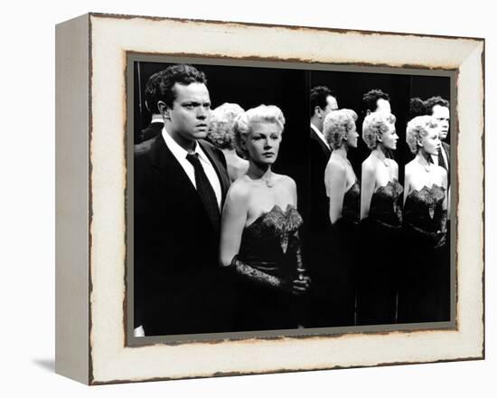 La Dame by Shanghai THE LADY FROM SHANGHAI by OrsonWelles with Orson Welles and Rita Hayworth, 1947-null-Framed Stretched Canvas