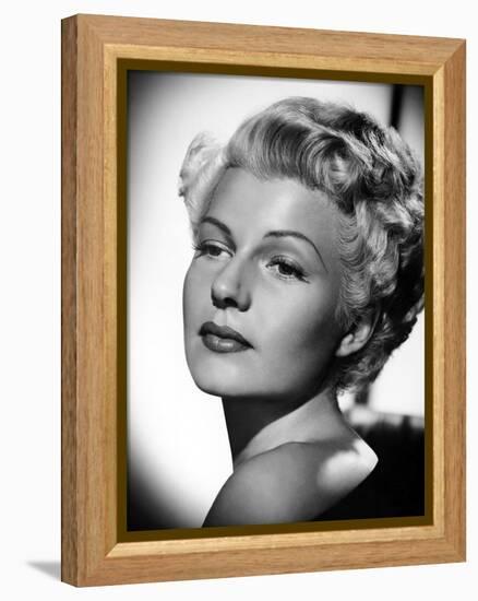 La Dame by Shanghai THE LADY FROM SHANGHAI by OrsonWelles with Rita Hayworth, 1947 (b/w photo)-null-Framed Stretched Canvas